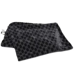 グッチ 服飾小物 レディース ストール マフラー GG シルク×レーヨン ブラック GUCCI 中古のサムネイル