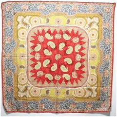 エトロ ウール シルク 大判 ストール マルチカラー ペイズリー柄 中古 ABランク ETRO レディース 女性用