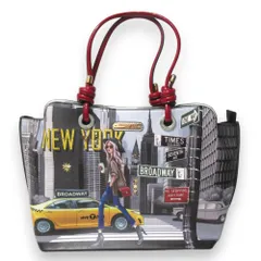未使用 Nicole Lee ニコルリー NEW YORK WALK トートバッグ マルチカラー レディース 古着 中古 USEDのサムネイル