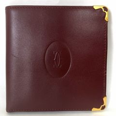 美品】Cartier カルティエ マネークリップ 財布 ボルドー - メルカリ