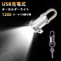 最新型 キーホルダーライト LED懐中電灯 小型 強力 LEDキーチェーンライト 軽量 超高輝 USB充電 アウトドアハンディライト ポータブル IPX6防水1200ルーメン 多機能 停電対策 コンパクト 緊急ナイトライト 日常携帯 ポケットサイズのサムネイル