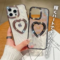 iPhone16ケース キラキラ ハート INS インスタ人気 おすすめ かわいい スマホケース クリア 大人可愛い 韓国 高級感 耐衝撃 iPhone14ケース シンプル ブラック ピンク iPhone13ケース ブルー シルバー ゴールド 大人かわいい
