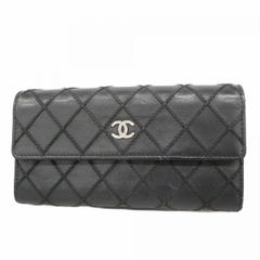 CHANEL シャネル 2.55 マトラッセ 長財布 エイジドカーフ メタリック 