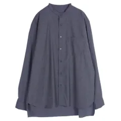 SOPHNET. ソフネット SOPH-222010 BIG BAND COLLAR SHIRT バンドカラー シャツ チャコール系 L【中古】のサムネイル