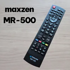 マクスゼン MAXZEN MR-500 リモコン テレビ 除菌 清掃済み 中古 RC4791のサムネイル