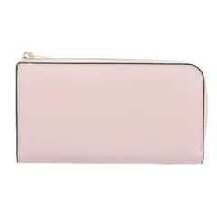 【値下げ】Valextra ヴァレクストラ Lジップパース 長財布 SGZA0024028LOCWZ99 レディース レザー ピンク 中古のサムネイル