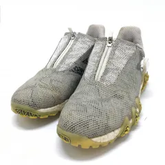 アディダス ゴルフシューズ  グレー×イエロー GXO199 コードカオス22 BOA スパイクレス ダイヤル式 メンズ 25.5 ゴルフウェア adidas