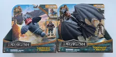 ヒックとドラゴン フィギュアセット トゥース ヒック & グロンクル ミートラグ フィッシュ HOW TO TRAIN YOUR DRAGON Toothless Hiccup Gronckle Fishlegs