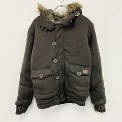 BILLABONG　ビラボン　フード付きジャケット　中綿入り　茶色　ブラウン　XLサイズ　古着