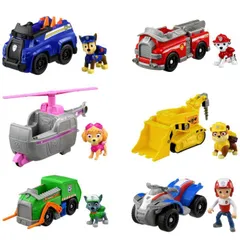 O タカラトミー パウ・パトロール【 チェイス ポリスカー・マーシャル ファイヤートラック・スカイ フライングヘリ・ラブル パワーブルドーザー・ロッキー クリーンクルーザー・ケント ダッシュバギー】男の子 プレゼント 誕生日 ブラックフライデー クリスマス