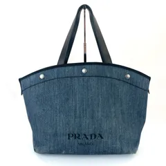 PRADA プラダ ロゴ 2wayトートバッグ 1BG242 デニム