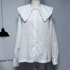 ISORINE ホワイト リネン 長袖シャツ 麻100％ フランス製 - メルカリ