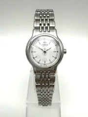 【美品稼働品】SEIKO セイコー 7371-0090 クレドール ラウンドフェイス 腕時計 ステンレススチール SS レディース 中古　H8-5-39のサムネイル