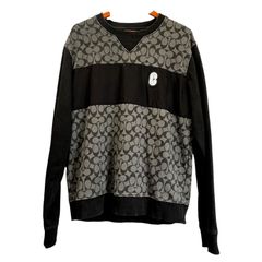 【総柄デザイン】 コーチ シグネチャー ラバーロゴ 人気デザイン M Tシャツ 総柄デザイン】 コーチ シグネチャー ラバーロゴ 人気デザイン M T