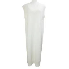 ザラ ZARA タグ付き ニットベストワンピース ロング Vネック M 170/88A オフホワイト /X