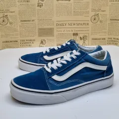 VANS オールドスクール デニムグリーン レディーススニーカー 240