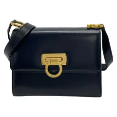 FERRAGAMO/SalvatoreFerragamo(サルバトーレフェラガモ) ショルダーバッグ ガンチーニ BA214797 黒 斜めがけ/ミニバッグ レザー