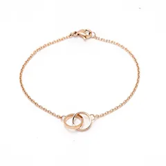 【新品】ダニエルウェリントン ブレスレット レディース ローズゴールド シンプル Elan Unity Bracelet Daniel Wellington DW00400160のサムネイル