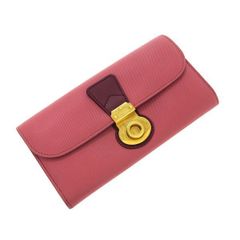 BURBERRY ネイビー トレンチレザー長財布 フラップ式 新品未使用