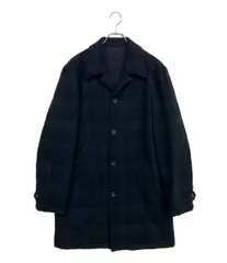 COMME des GARCONS HOMME 内キルティングチェックコート archive 01AW HD-J082 メンズ SIZE M コムデギャルソンオム