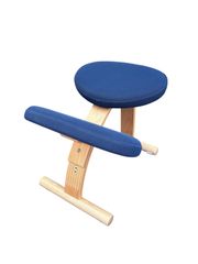 美品】サカモトハウス バランスチェアイージー ブルー カバー付き