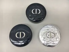 ディオール Dior ファンデーションケース3個まとめセット ブラック シルバー ネイビー 2602LS225