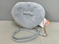 m petit by misako×サンリオキャラクターズ チェーンショルダーバッグ グレー ボア ハート型 しまむら 青木美沙子 未使用 2602LS137