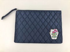 familiar エアラン ノベルティ ポーチ タブレットケース 新品 ネイビー