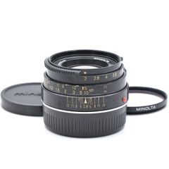美品 MINOLTA M-ROKKOR 40mm f2 ライカMマウント 後期型 - メルカリ