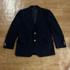 極美品 ブルックスブラザーズ REGENT カノニコ生地 金ボタン 紺ブレ 38