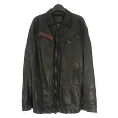 イサムカタヤマバックラッシュ ISAMU KATAYAMA BACKLASH ジャパンステアミモザ製品染めシャツ ジャケット 長袖 L ブラック 黒 2039-04のサムネイル
