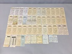 鉄道部品】車掌用乗務行路表 休110行路 - メルカリ