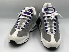 NIKE ナイキ ウィメンズ エアマックス 95 ビッグバブル HJ5996-100 スニーカー 27cm グレー×パープルのサムネイル
