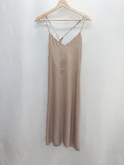 ◇ emmi ロング丈 ワンピース サイズ0 ライトブラウン レディース E  【1406180077679】のサムネイル