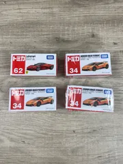 ジャンク　トミカ　34  62  ランボルギーニ　ラフェラーリ　4個まとめ売り　ウラカン　ペルフォルマンテ　TOMICA  タカラトミー　26WK0873のサムネイル