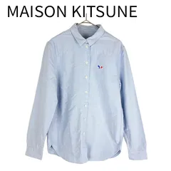 メゾンキツネ MAISON KITSUNE オックスフォードシャツ ワンポイント刺繍のサムネイル