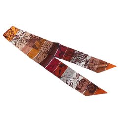 ①HERMES エルメス ツイリー ジャングル ラブ レインボー ピンク 