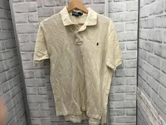 Polo by Ralph lauren / 半袖ポロシャツ / 古着 / USA製 / コットン100% / シングルステッチ / ホワイト / S /ポロバイラルフローレン