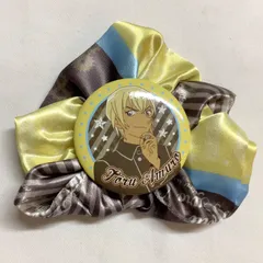 【8】 名探偵コナン 安室透 缶バッジ付きシュシュ