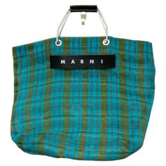 MARNI 青緑チェック トートバッグ - メルカリ MARNI 青緑チェック トートバッグ - メルカリ