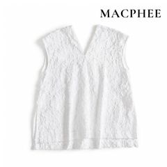 MAHAL マハル レース カットアウト ブラウス インド綿 コットン 白 
