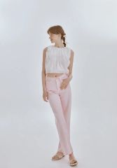 ILA BOUCLE SEANLESS BAC Flonnce タンク 白黒 - メルカリ