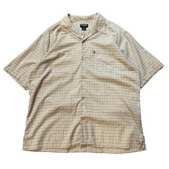 90s OLD stussy シアサッカー チェック シャツ - メルカリ