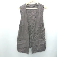 ◇ LEPSIM レプシィム ロングベスト サイズF ブラック レディース E  【1407180030671】