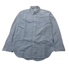 16aw MARC JACOBS マークジェイコブス オックスフォード シャツ 長袖 ワンポイント ロゴ イタリア製 46 M ブルー メンズ 【中古】のサムネイル