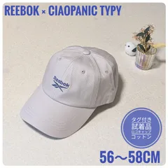 【タグ付き試着品】 Reebok × CIAOPANIC TYPY　リーボック　ロゴキャップ　男女兼用　洗える　トープのサムネイル