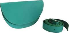 Maatsu Golf Ball Case with Belt, Holds 6 Balls, Lightweight Storage Pouch, Magnetic Closure, Women's (Green)