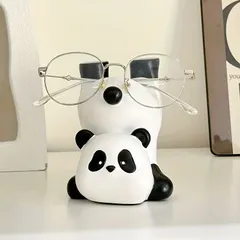 メガネスタンド メガネ ディスプレイ 店舗 スタンド 逆立ちしているパンダ ぱんだ 眼鏡 サングラス 時計 装飾品 小物 雑貨 アクセサリー 展示 コレクション 整理 カウンター ユニークデザイン 樹脂 ホームデコレーション 寝室