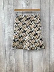 BURBERRY LONDON BLUELABEL バーバリーロンドン ブルーレーベル ノバチェック スカート ベージュ 36サイズ 平塚店 衣料品　㉞