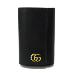 【三重本店】 中古 GUCCI | グッチ キーケース 6連 435305 GGマーモント ブラック 【125】